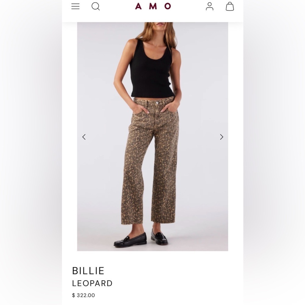 AMO Billie Wild Patterned Jeans